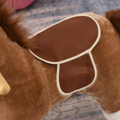 Nancy's The Tiger Kids Hobbelpaard - Kinderschommelpaard - Met Dierengeluiden - Pluche