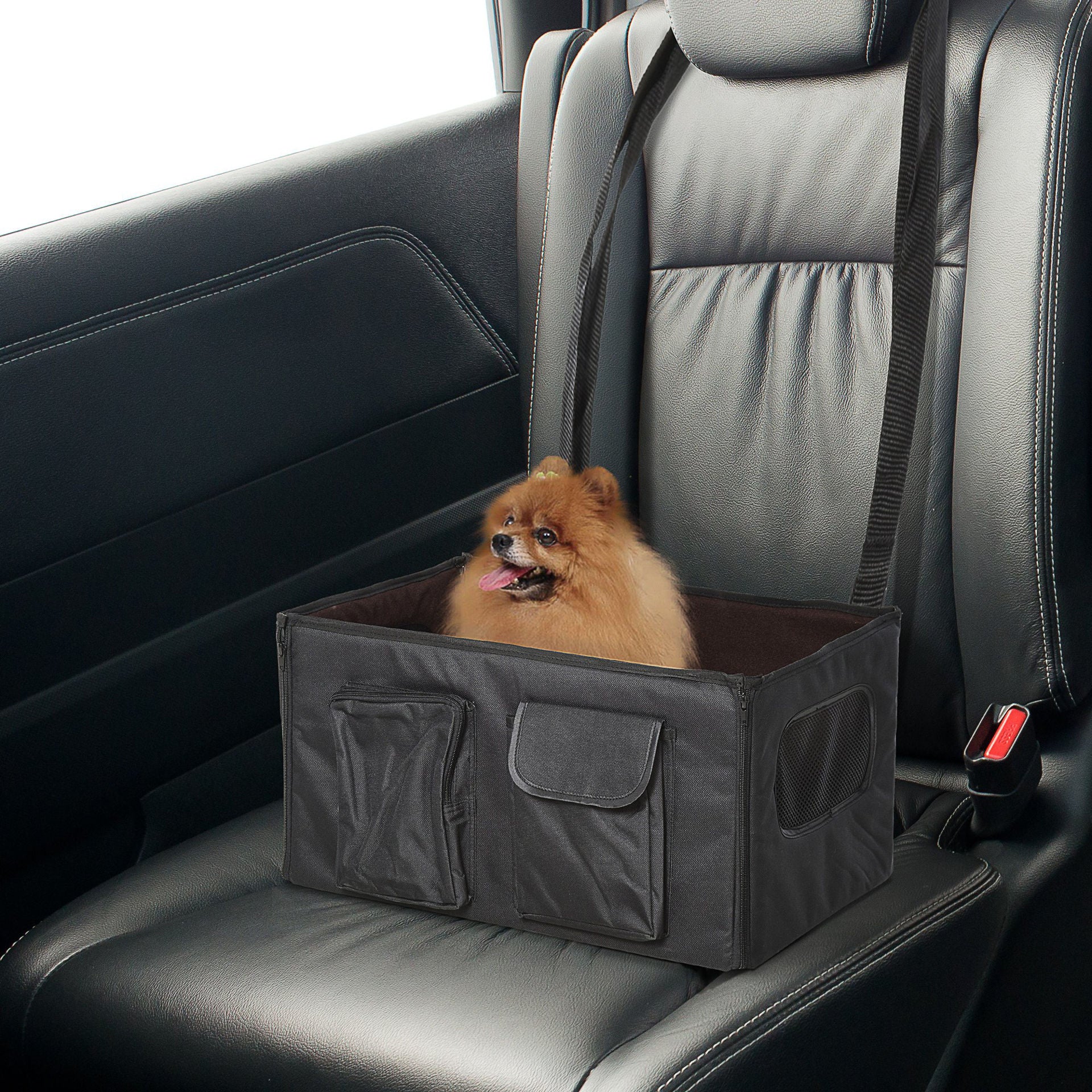 Nancy's Trinidad Dog Bag - Zwart - Stof, Mesh - 20,47 cm x 13,38 cm x 11,02 cm