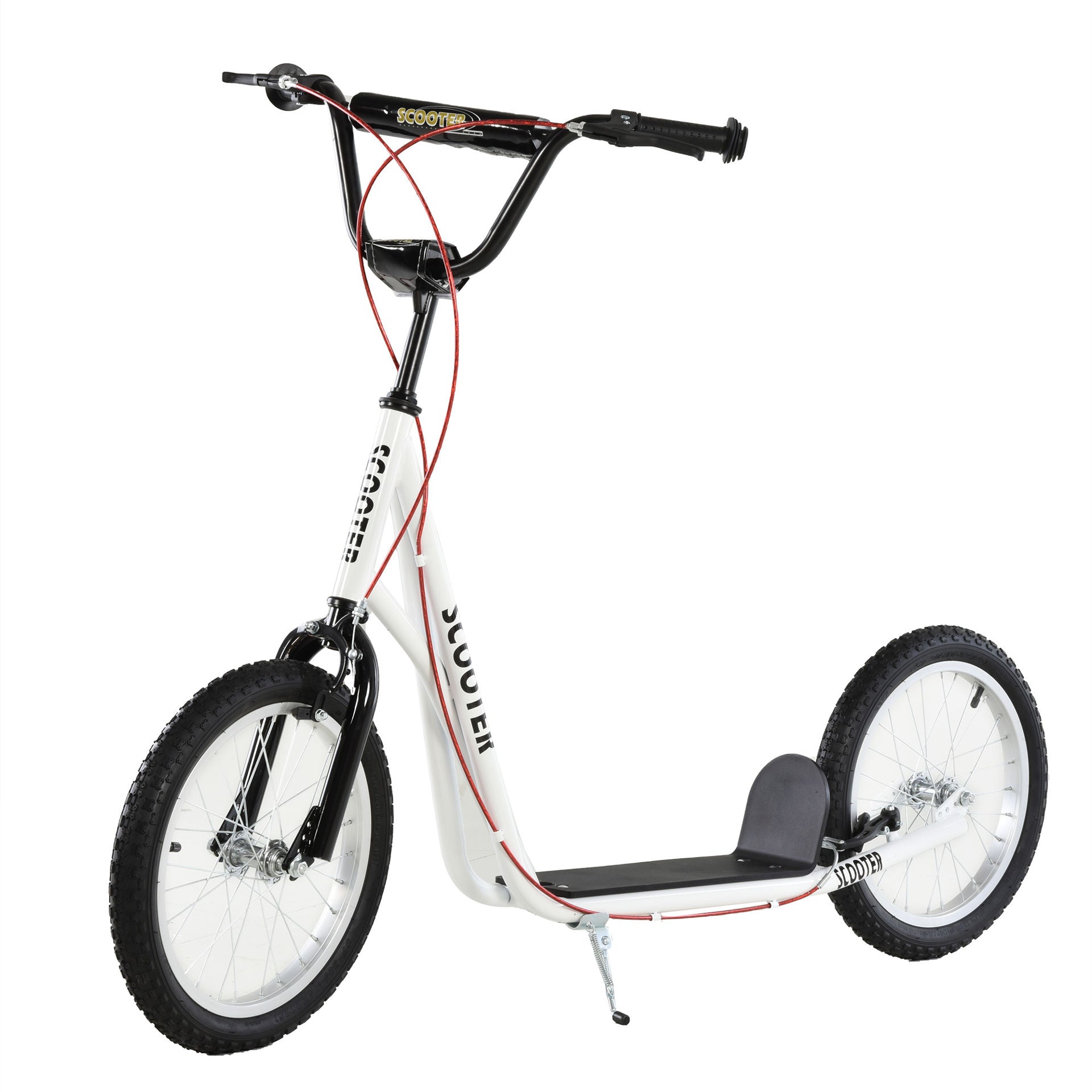 Nancy's Main River City step op luchtbanden - Wit - 139L x 58B x 90-96H cm