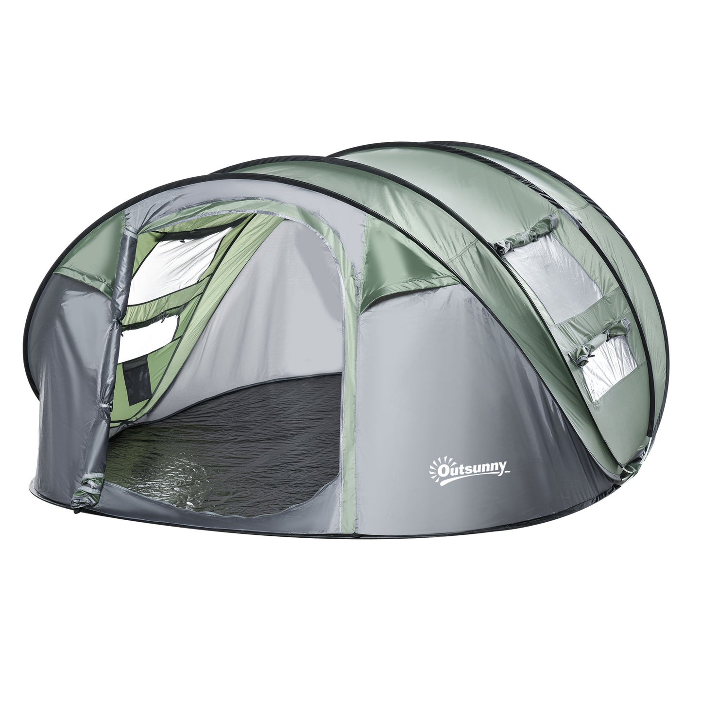 Nancy's The Dump Kampeert tent - Camping tent - 4 tot 5 Personen - Groen - ± 265 x 220 x 125 cm