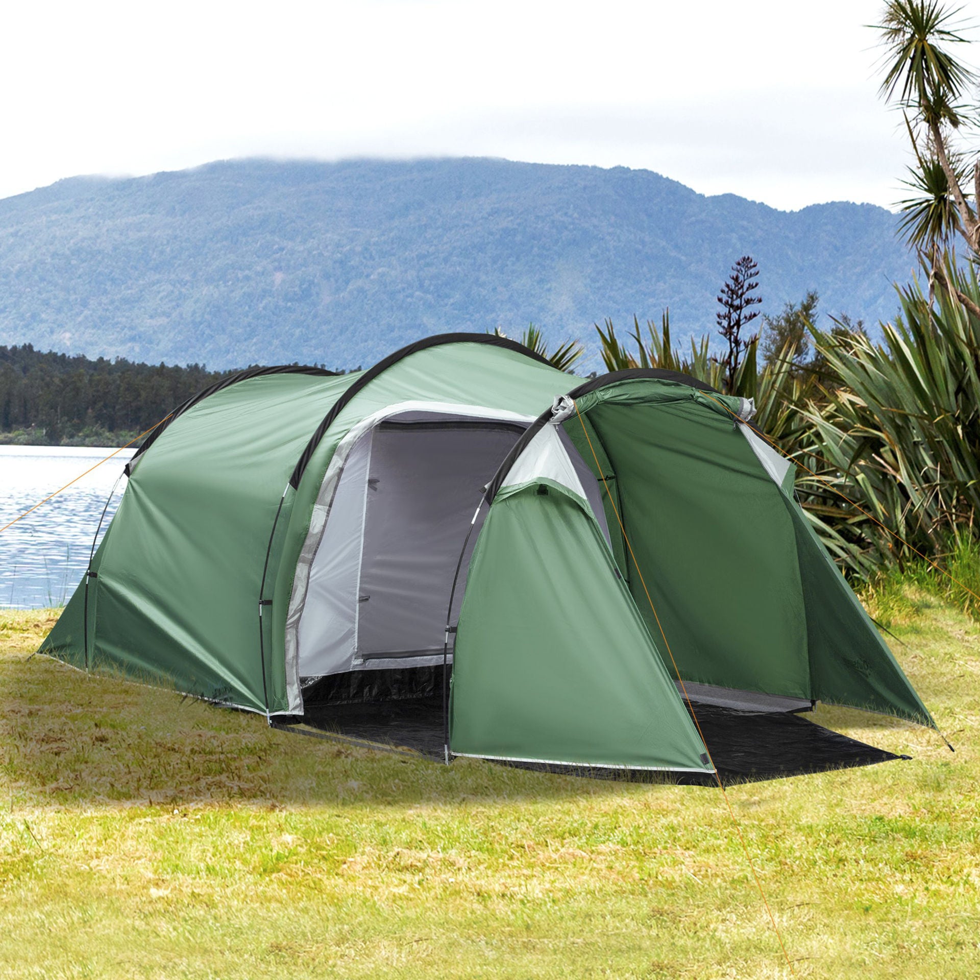 Tente de camping Nancy's Corozal - Vert, Noir - Polyester, Pe, Fibre de verre - 167,71 cm x 81,1 cm x 60,62 cm