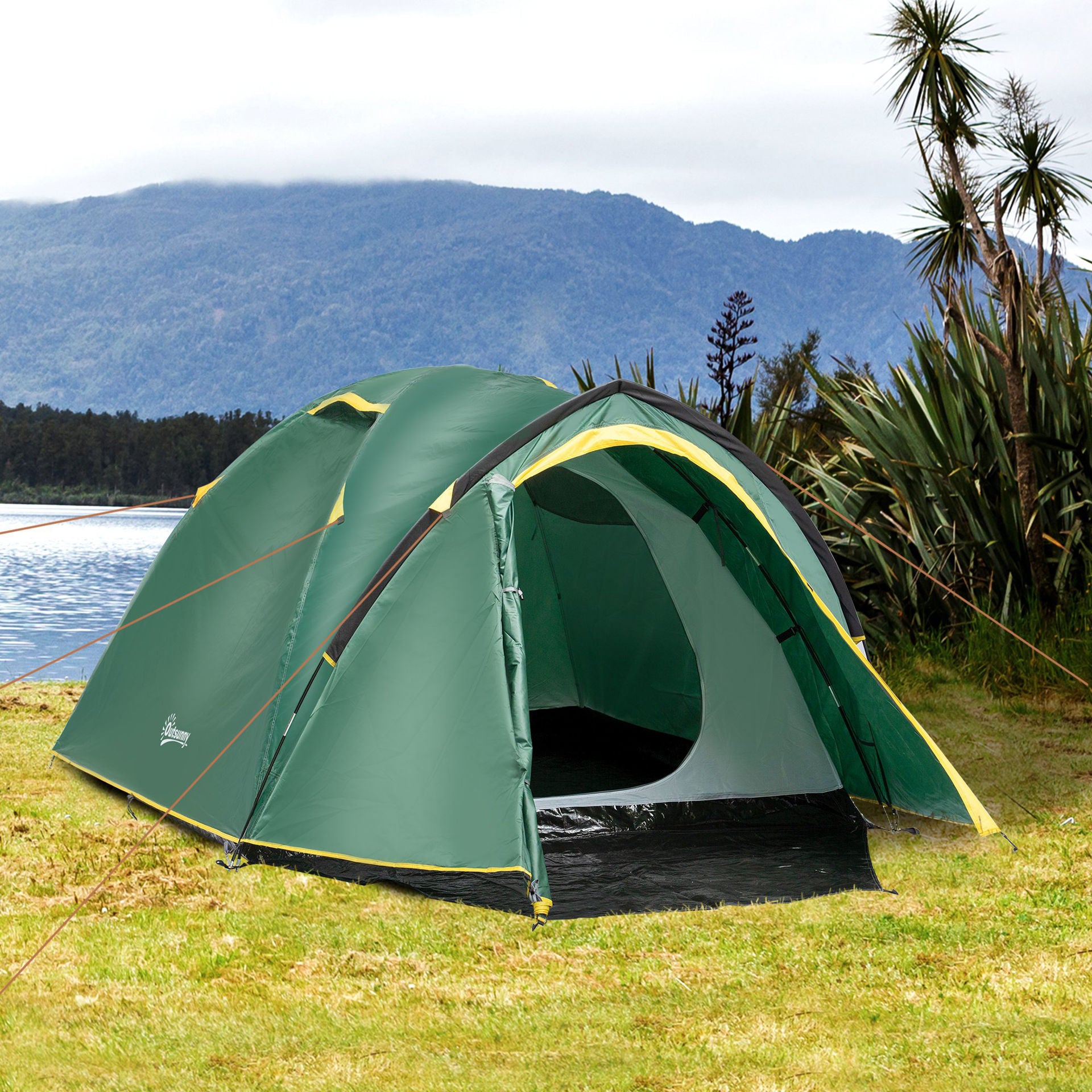 Nancy's Boyo Creek Camping Tent - Camping tent - Green - ± 325 x 185 x 130 cm