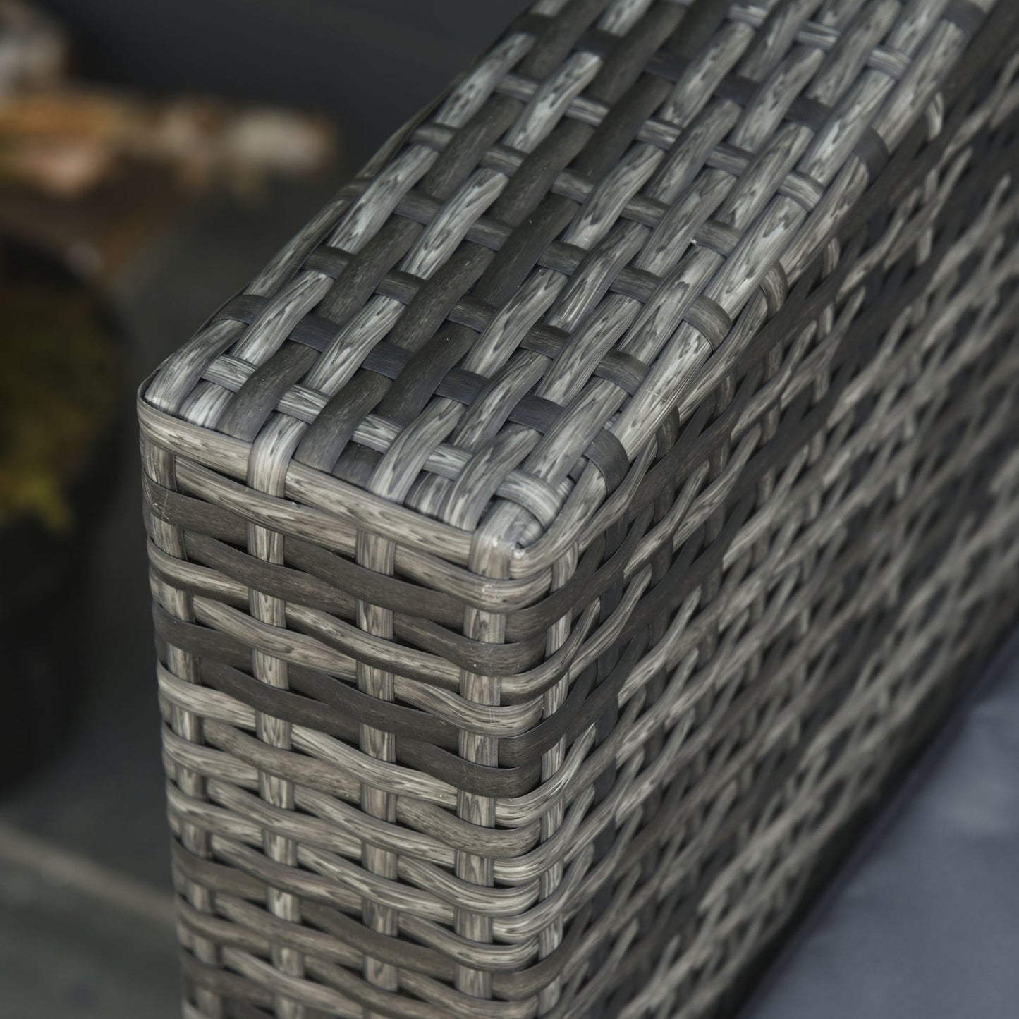 Nancy's Deep Creek Loungebank - Tuinbank - 2-Zitsbank Voor Buiten - Rotan - Grijs