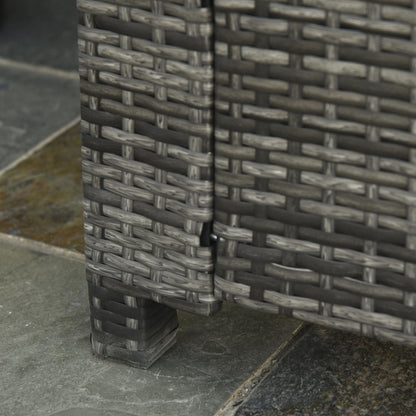 Nancy's Deep Creek Loungebank - Tuinbank - 2-Zitsbank Voor Buiten - Rotan - Grijs