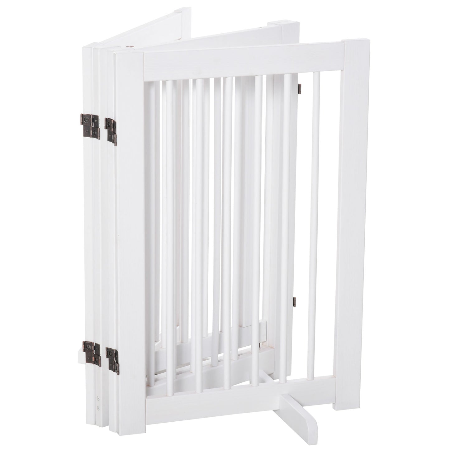 Nancy's San Lucas Hondenbeschermer voor Dieren - Wit - Dennenhout - 80,32 cm x 14,17 cm x 29,53 cm