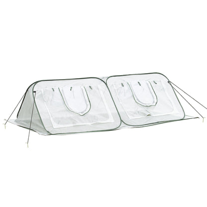 Nancy's 9 Stranden Pop-up Kas - Wit - Staal, Pe - 94,48 cm x 47,24 cm x 29,52 cm