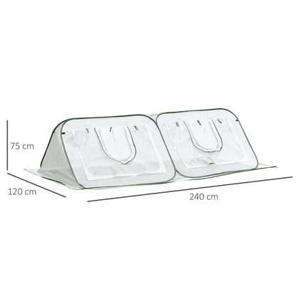 Nancy's 9 Stranden Pop-up Kas - Wit - Staal, Pe - 94,48 cm x 47,24 cm x 29,52 cm