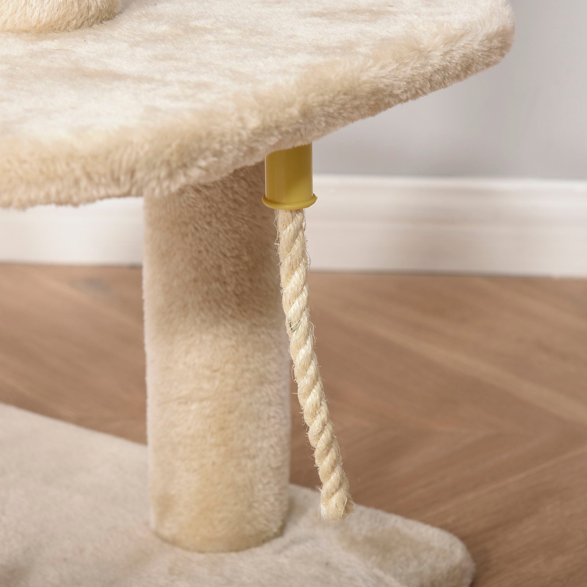 Nancy's Cable Bay Krabpaal Kattenmeubel met kattengrot Balspeeltje Sisal zacht pluche