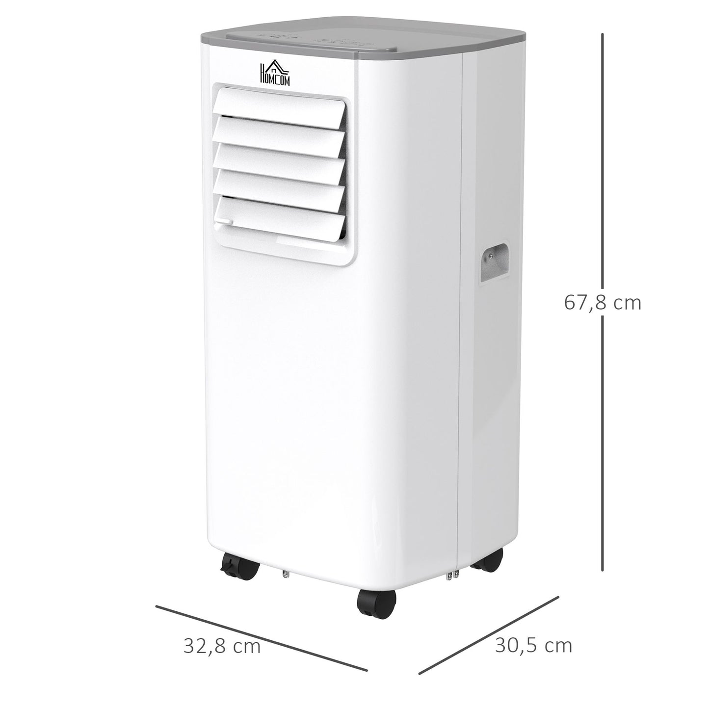 Nancy's Cedar Hill Mobiele airconditioner - 4-in-1 airconditioner met afstandsbediening, koeling, ontvochtiging, ventilator, slaapmodus, voor 8-12㎡