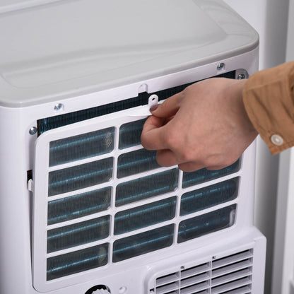 Nancy's Cedar Hill Mobiele airconditioner - 4-in-1 airconditioner met afstandsbediening, koeling, ontvochtiging, ventilator, slaapmodus, voor 8-12㎡