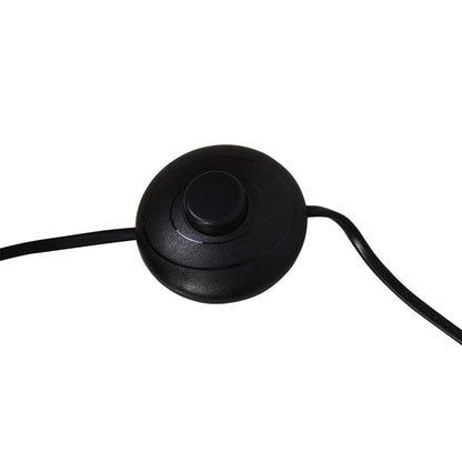 Nancy's Melrose Vloerlamp, Staande lamp Zwart + Crème wit 150 cm hoog
