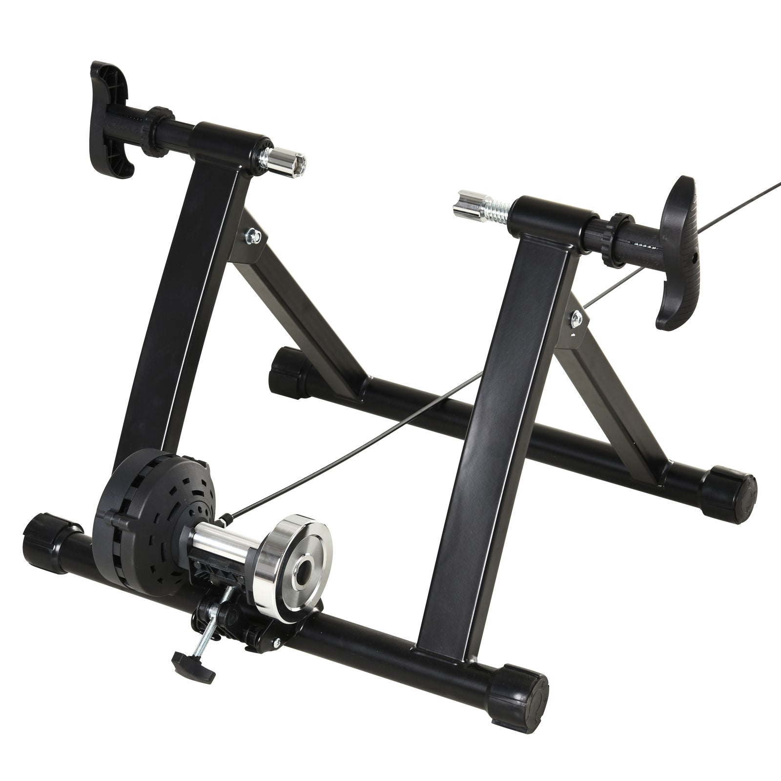 Nancy's Brooks Bicycle Trainer - Roller trainer, 8 resistance levels, foldable, for 26-29''