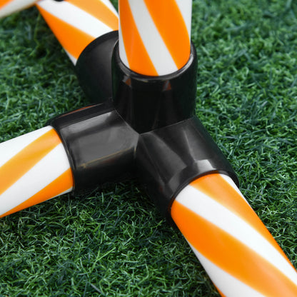 Nancy's Advance Dog Agility Set Training - Oranje, Wit - Pe, Pvc, Abs - 129,13 cm x 26,37 cm x 36,61 cm