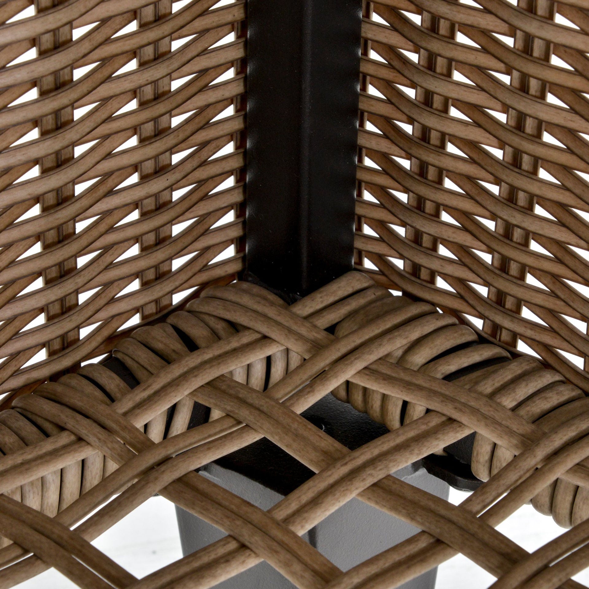 Nancy's Afton Road Polyrattan Side Uitschuifbare Tafel - Tuintafel - Kaki - Rotan