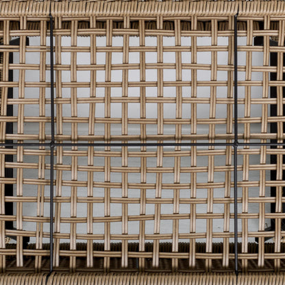 Nancy's Afton Road Polyrattan Side Uitschuifbare Tafel - Tuintafel - Kaki - Rotan