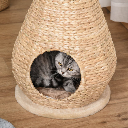 Nancy's Agen Point Krabpaal Kattenmeubel met kattengrot Balspeeltje Sisal zacht pluche