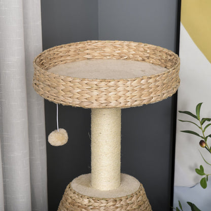 Nancy's Agen Point Scratching post Cat furniture with cat cave Ball toy Sisal soft plush
