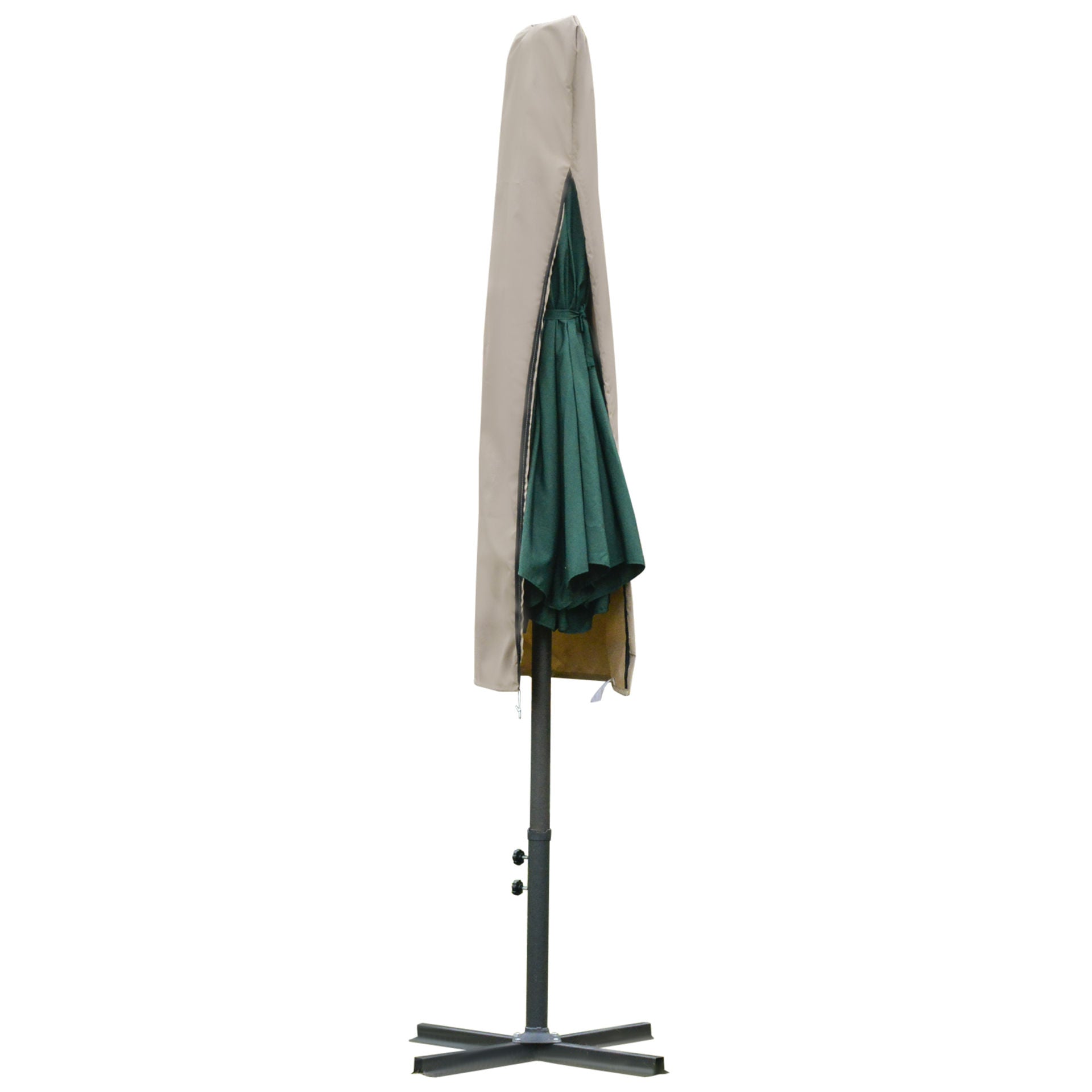 Nancy's Agnew Lake Beschermhoes voor Parasol - Kaki - Oxford Stof, Pu Coating - cm x cm x 62.99 cm