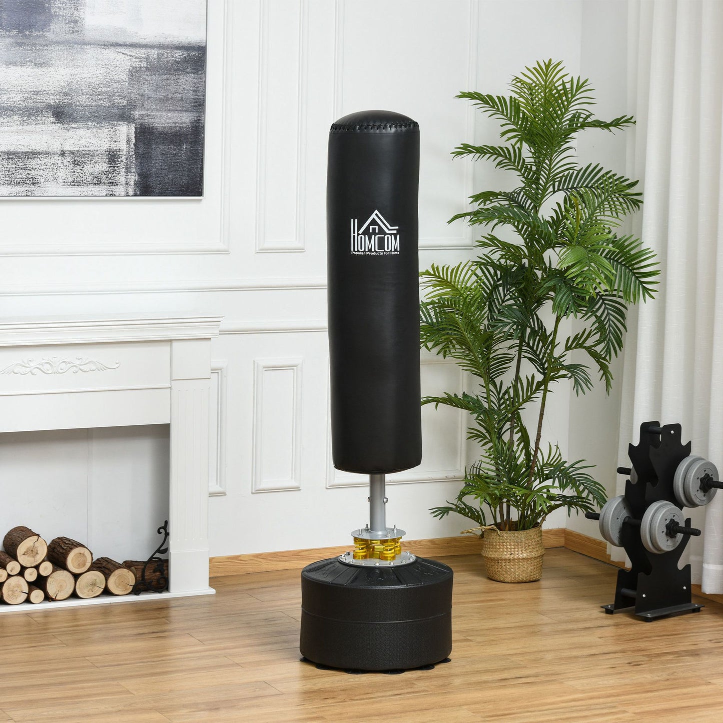 Nancy's Ahme Creek Ponszak Spring Base Vrijstaand - Zwart - Staal, Pu, Hdpe - cm x cm x 66,92 cm