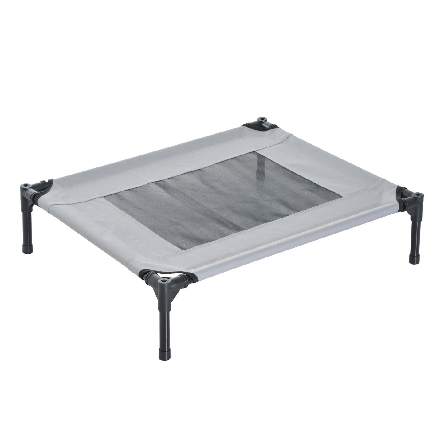 Nancy's Ajax Rock Pet Bed met Luifel - Grijs, Zwart - Metaal, Oxford, Mesh - 24,02 cm x 18,11 cm x 24,02 cm