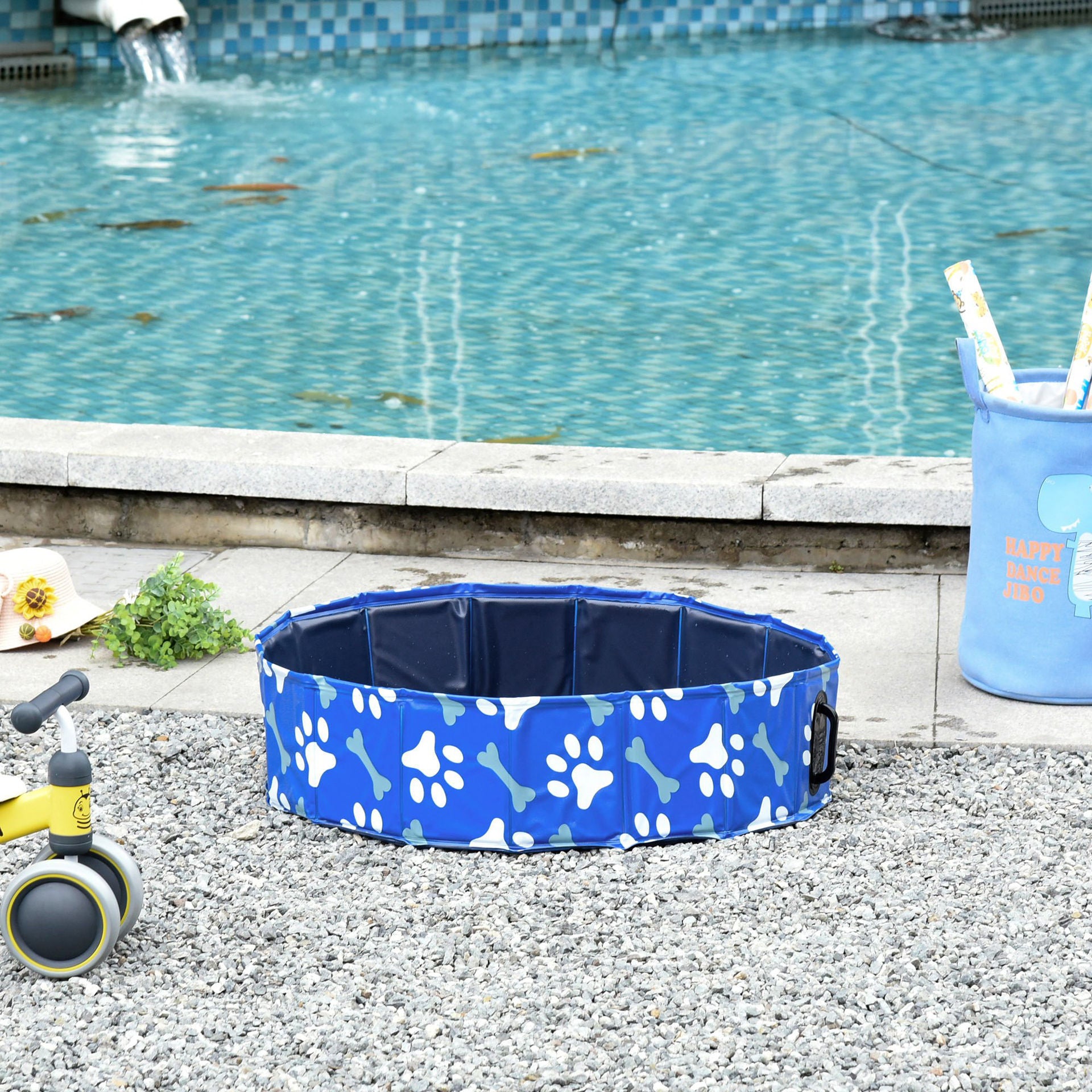 Nancy's Albert Dog Bad - Blauw - Pvc, Composiet Paneel - 12,99 cm x 12,6 cm x 3,15 cm