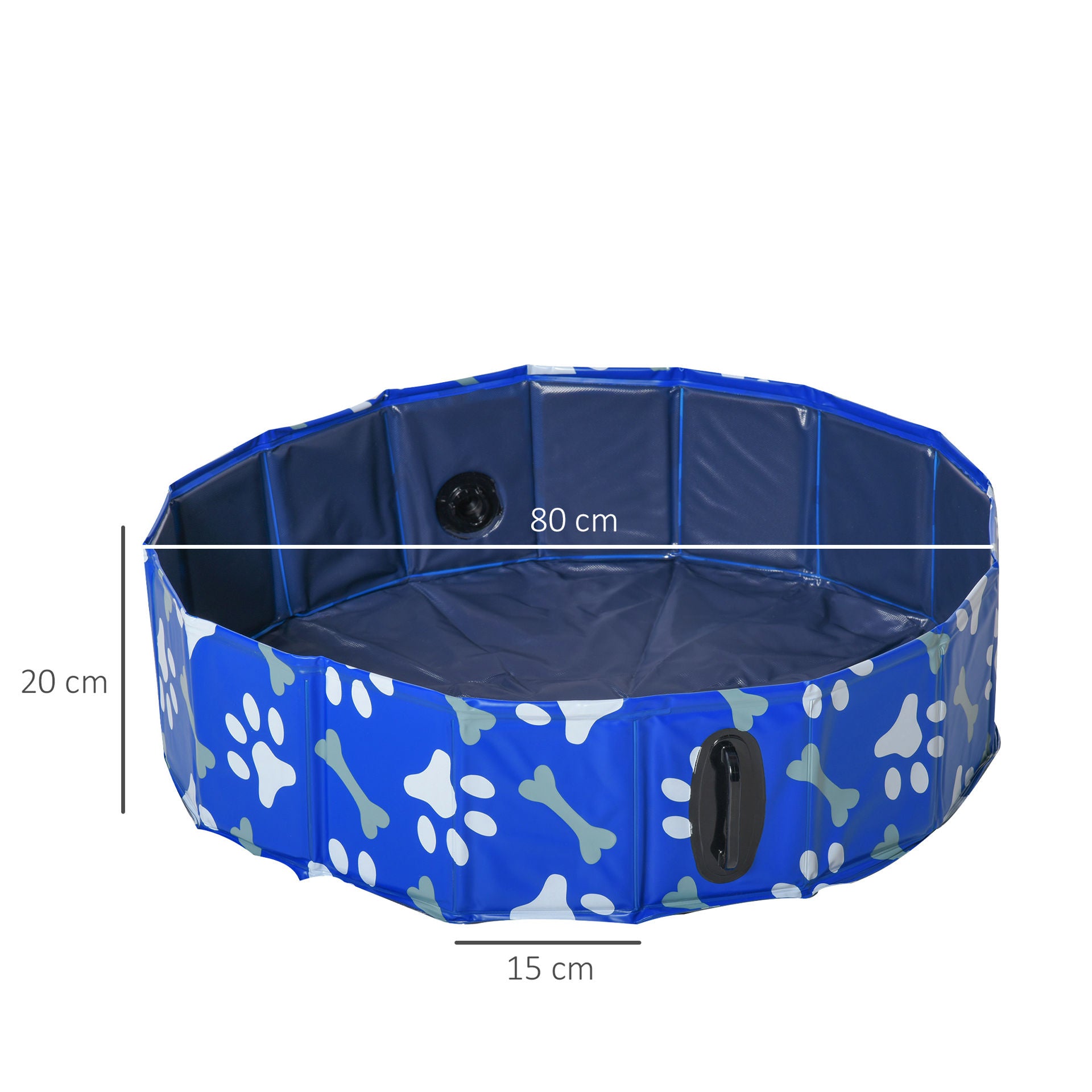 Nancy's Albert Dog Bad - Blauw - Pvc, Composiet Paneel - 12,99 cm x 12,6 cm x 3,15 cm