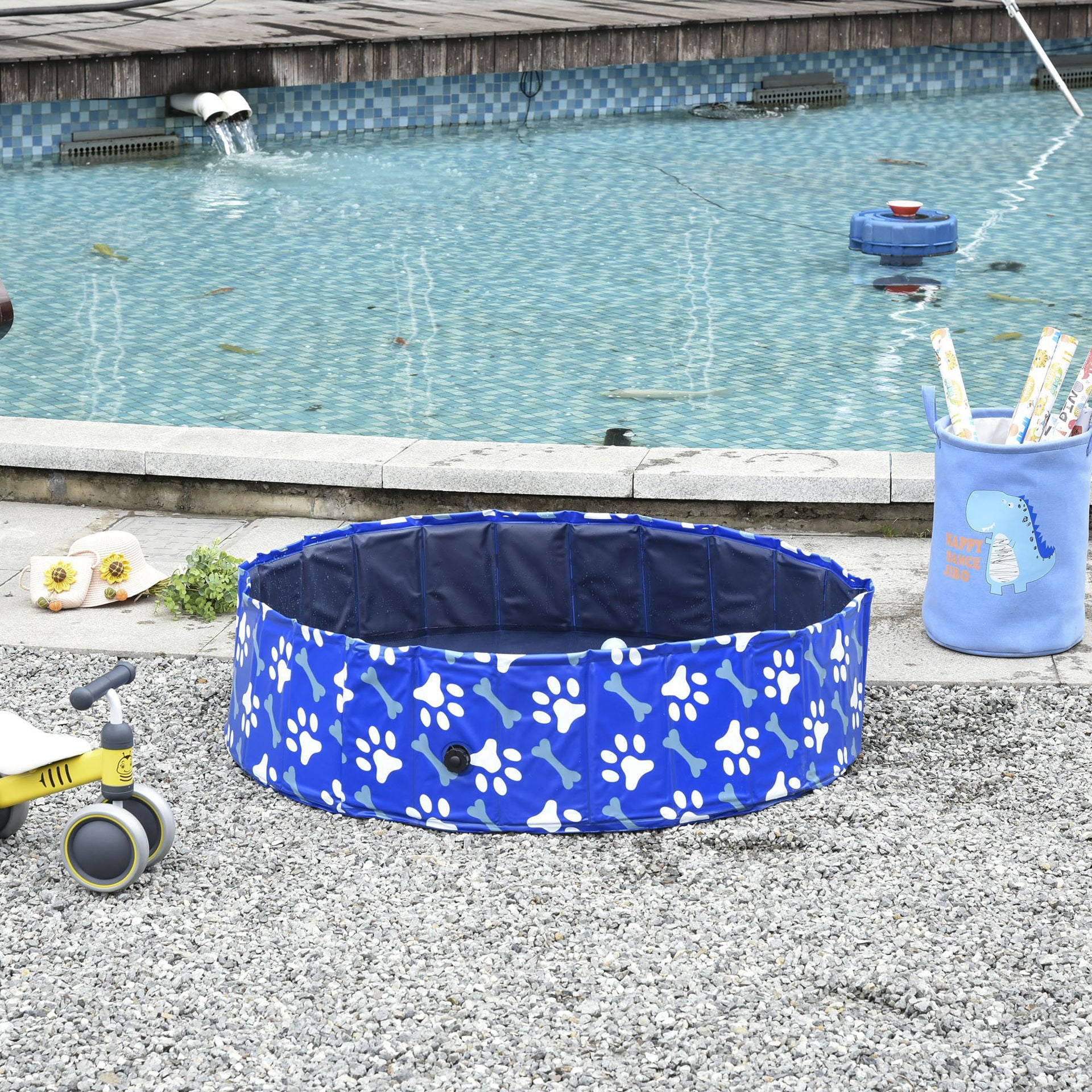 Nancy's Albion Dog Pool Foldable dog pool, water bowl for dogs and cats