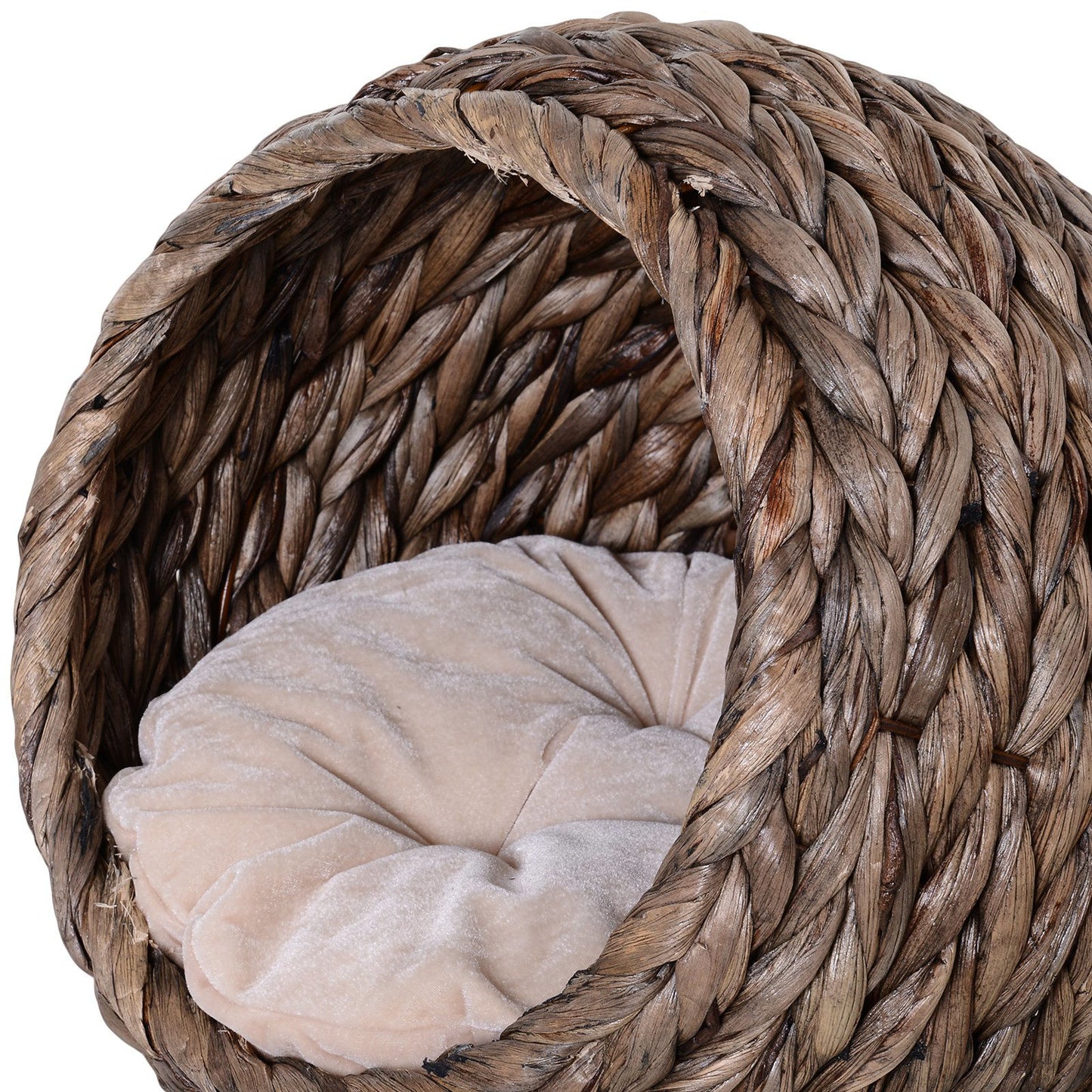 Nancy's Alden Lake Kattenmand - Bruin, Wit - IJzer, Katoen, Flanel - 16,53 cm x 12,99 cm x 20,47 cm