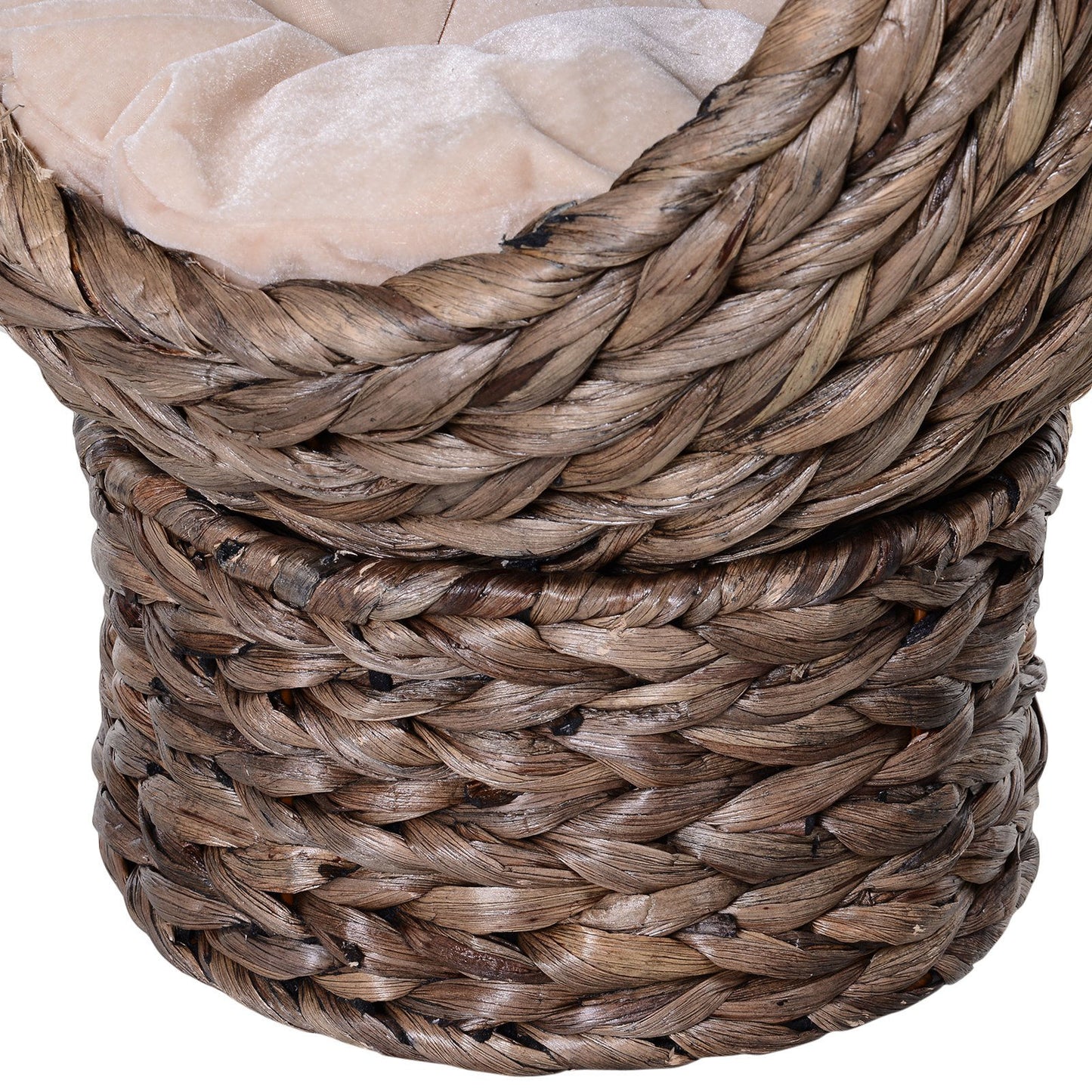 Nancy's Alden Lake Kattenmand - Bruin, Wit - IJzer, Katoen, Flanel - 16,53 cm x 12,99 cm x 20,47 cm