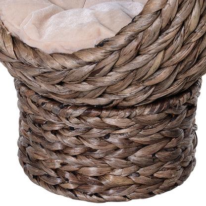 Nancy's Alden Lake Kattenmand - Bruin, Wit - IJzer, Katoen, Flanel - 16,53 cm x 12,99 cm x 20,47 cm