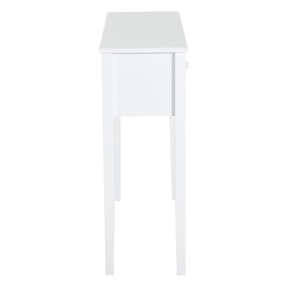 Nancy's Allendale Console SIde Tafel - Wit - Gefabriceerd Hout - 39,37 cm x 12,59 cm x 33,46 cm