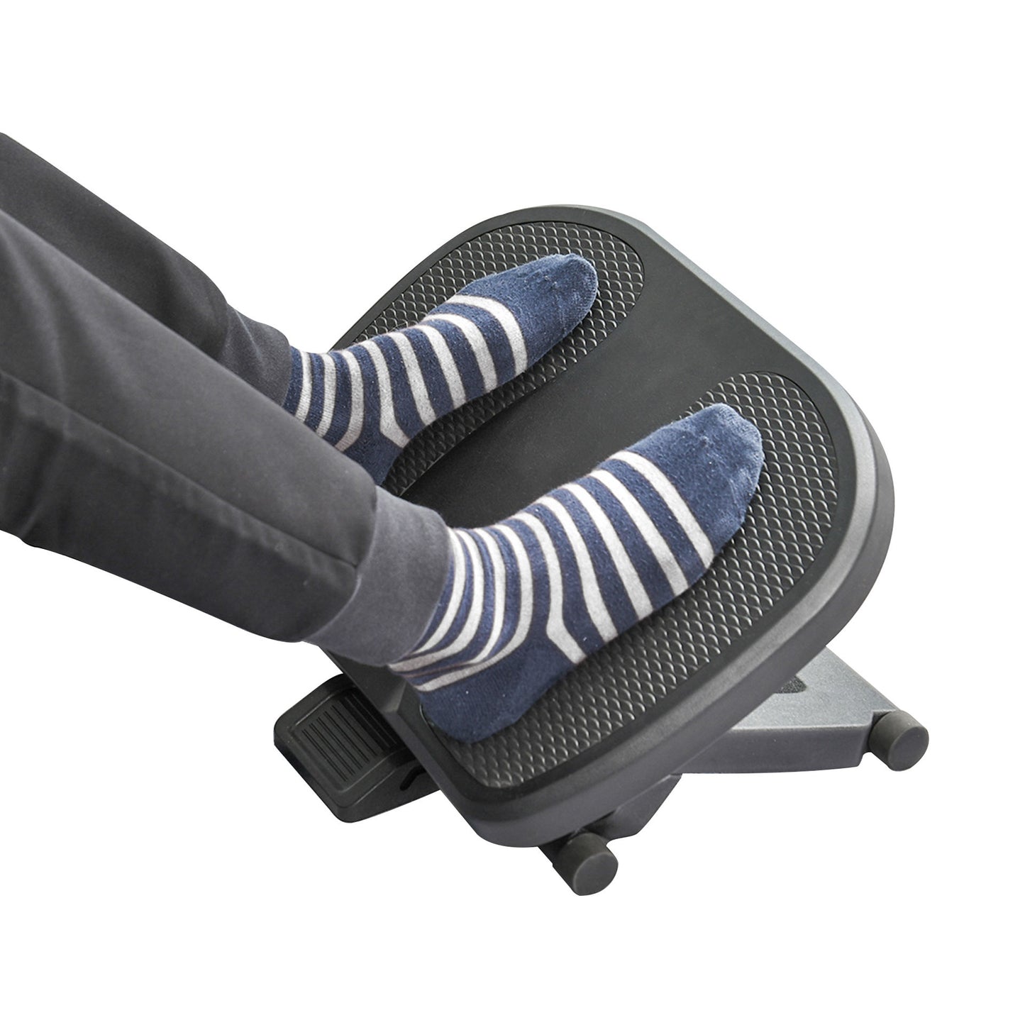 Nancy's Allies Voetsteun - Bureau Voetsteun - Verstelbaar - Lichte Massage - Anti-slip - Zwart