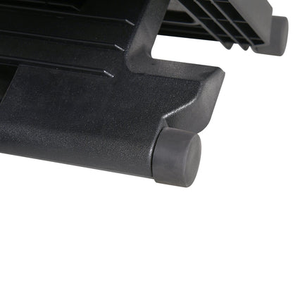 Nancy's Allies Voetsteun - Bureau Voetsteun - Verstelbaar - Lichte Massage - Anti-slip - Zwart