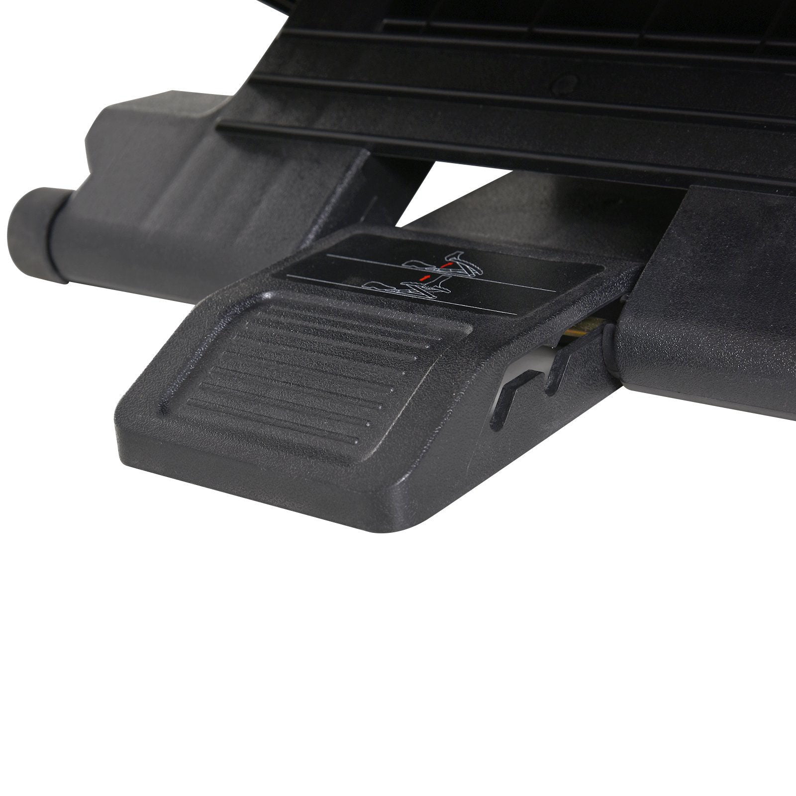 Nancy's Allies Voetsteun - Bureau Voetsteun - Verstelbaar - Lichte Massage - Anti-slip - Zwart