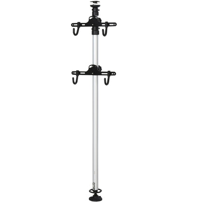 Nancy's Alpha Lake Fietshouder - Zilver - Aluminiumlegering, IJzer, Nylon - 4,72 cm x 4,72 cm x 157,48 cm