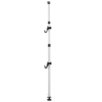 Nancy's Alpha Lake Fietshouder - Zilver - Aluminiumlegering, IJzer, Nylon - 4,72 cm x 4,72 cm x 157,48 cm