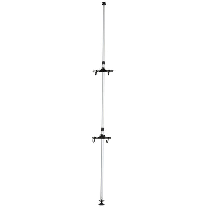 Nancy's Alpha Lake Fietshouder - Zilver - Aluminiumlegering, IJzer, Nylon - 4,72 cm x 4,72 cm x 157,48 cm