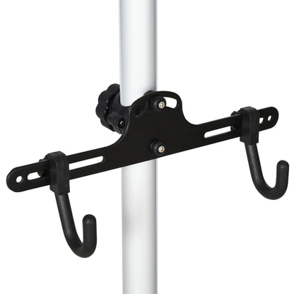Nancy's Alpha Lake Fietshouder - Zilver - Aluminiumlegering, IJzer, Nylon - 4,72 cm x 4,72 cm x 157,48 cm