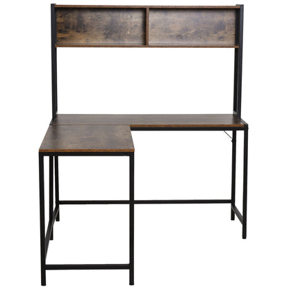 Nancy's Alstonvale Corner Desk - Zwart - Spaanplaat, Metaal - 55,11 cm x 49,21 cm x 58,66 cm