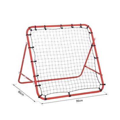 Nancy's Altario Football Rebounder - Rood, Zwart - Stof, Metaal - 37,79 cm x 31,49 cm x 37,79 cm