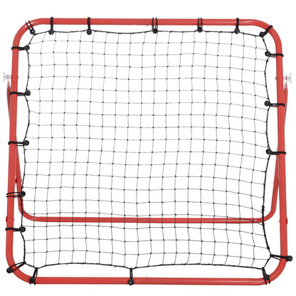 Nancy's Altario Football Rebounder - Rood, Zwart - Stof, Metaal - 37,79 cm x 31,49 cm x 37,79 cm