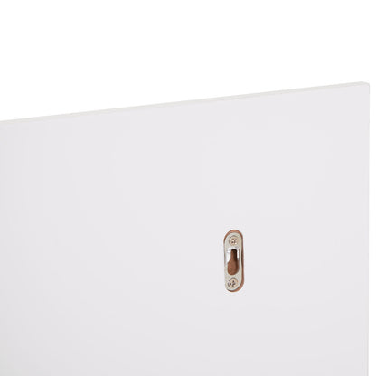 Nancy's Ames Lake Badkamerspiegel - Spiegelkast - Spiegelplank - Wit - ± 60 x 10 x 50 cm