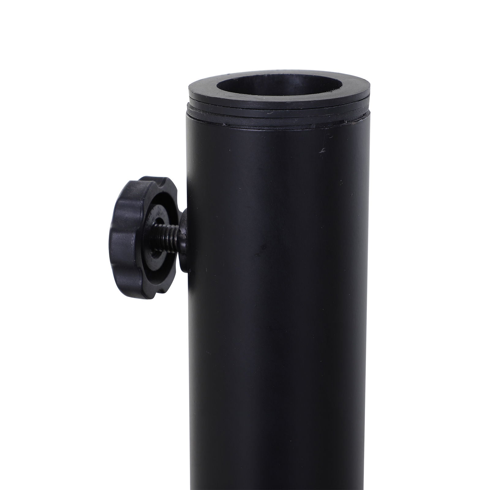 Nancy's Amet Sound Parasolstandaard - Zwart - Metaal - Geschikt voor parasolstok Ø35mm, Ø38mm en Ø48mm