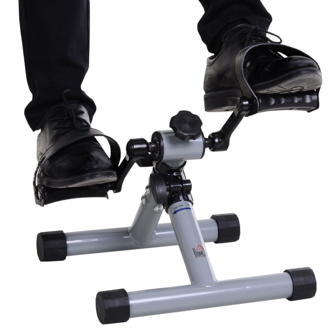 Nancy's Ammon Mini Hometrainer - Beentrainer - Fietstrainer - Instelbare Weerstand - Grijs