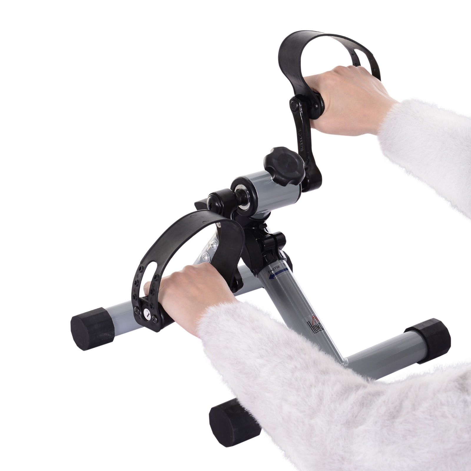 Nancy's Ammon Mini Hometrainer - Beentrainer - Fietstrainer - Instelbare Weerstand - Grijs