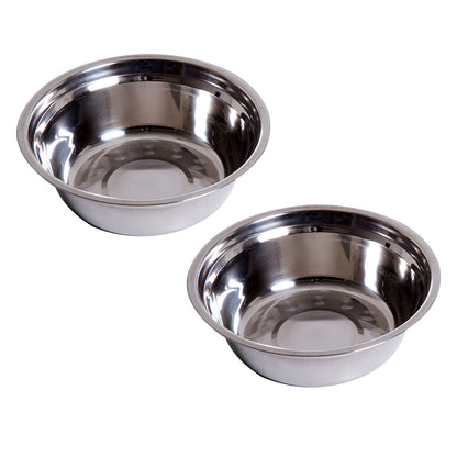 Nancy's Anjou Raised dog bowl, food bowl, stainless steel bowls, pet food bowl, MDF