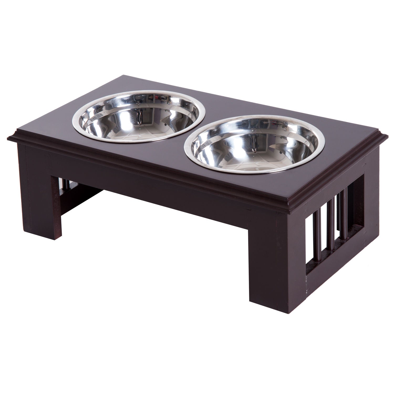 Nancy's Anne Lake Dog Bowl, 2 bowls, food bowl, raised cat food bowl, easy to maintain, stainless steel MDF