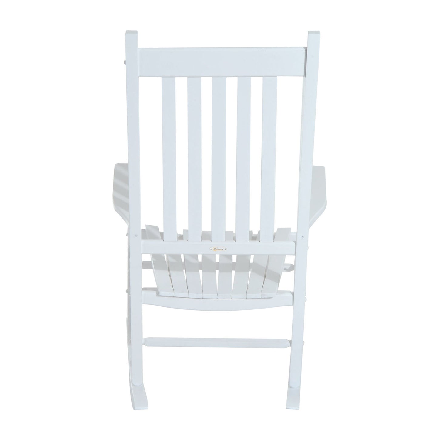 Nancy's Annex Lake Rocking Chair - White - Wood - 27.16 cm x 33.85 cm x 45.27 cm