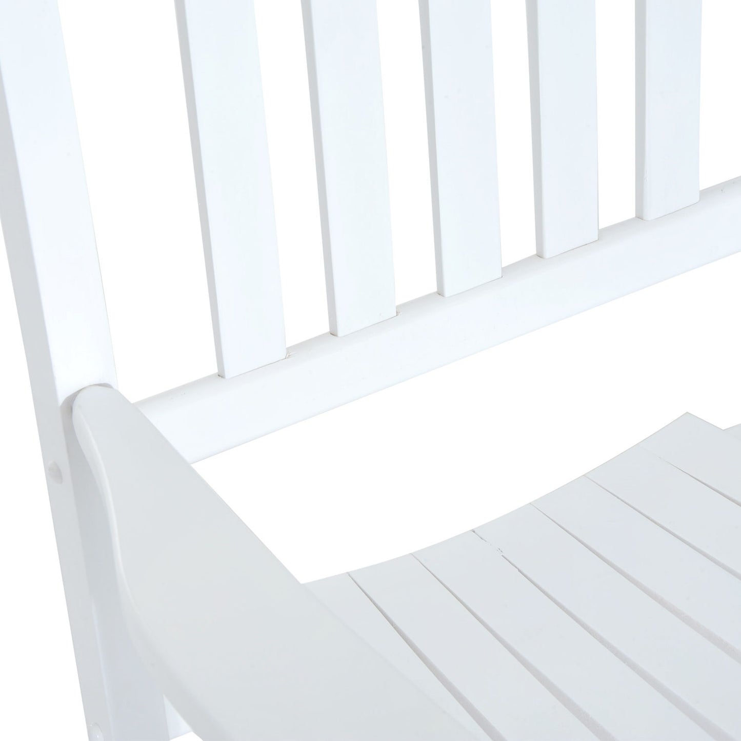 Nancy's Annex Lake Rocking Chair - White - Wood - 27.16 cm x 33.85 cm x 45.27 cm