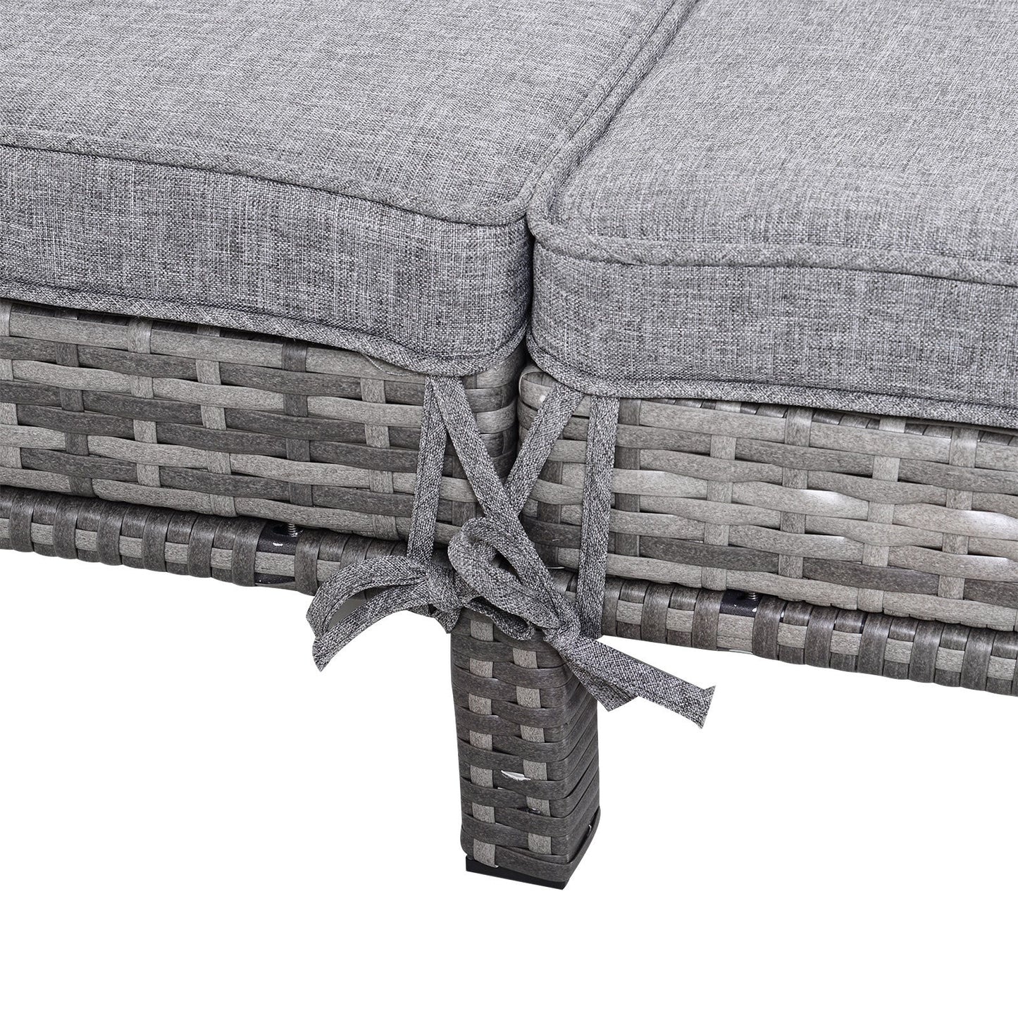 Nancy's Annie Rock Garden Dubbel Ligbed - Loungebed - Grijs